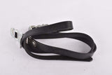 NOS Black Lapize rubber toe clip straps