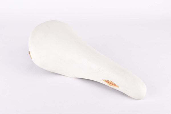 White Selle San Marco Rolls Leather Saddle from 1991