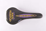NOS Black/Purple Selle San Marco Azoto Fusion Saddle with No Slip System and Manganese Rails from 2000