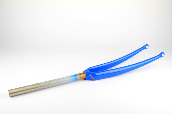 1" Aluminium Panto Faggin fork in blue/yellow from the 1990s