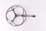 NOS Smutny two arm double fluted cottered chromed steel crank set with 48 teeth in 172.5mm from the 1930s - 1940s (Zweiarm Kurbel)