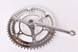 NOS Stronglight fluted three arm cottered chromed steel crank set with 54/45 teeth in 170mm from the 1950s / 1960s