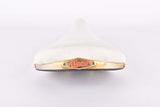 White Selle San Marco Rolls Leather Saddle from 1991