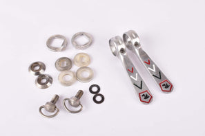 Campagnolo Record #1014 braze on Gear Lever Shifter Set with Rossin Panto from the 1980s