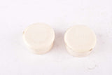 White 3 ttt Marchio Depositato handlebar end plugs