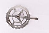 NOS Stronglight fluted three arm cottered chromed steel crank set with 54/45 teeth in 170mm from the 1950s / 1960s