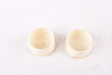 White 3 ttt Marchio Depositato handlebar end plugs