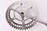 NOS Stronglight fluted three arm cottered chromed steel crank set with 54/45 teeth in 170mm from the 1950s / 1960s