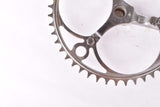 NOS Smutny two arm double fluted cottered chromed steel crank set with 48 teeth in 172.5mm from the 1930s - 1940s (Zweiarm Kurbel)