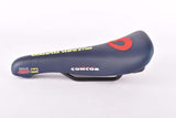NOS Dark Blue Selle San MarcoLight Concoe Saddle with No Slip System and Manganese Rails from 1996