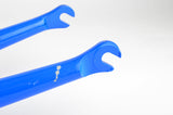 1" Aluminium Panto Faggin fork in blue/yellow from the 1990s