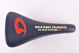 NOS Dark Blue Selle San MarcoLight Concoe Saddle with No Slip System and Manganese Rails from 1996