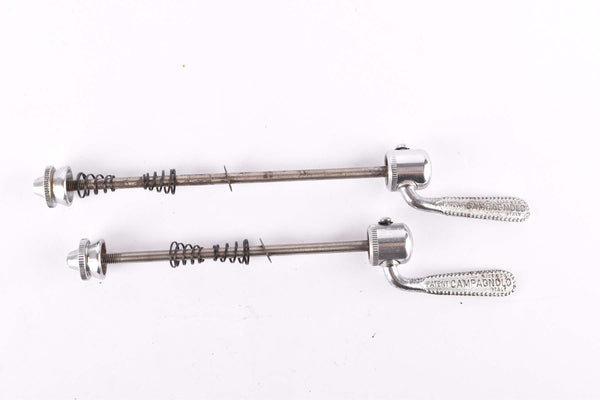 Campagnolo pre CPSC quick release set Nuovo Tipo #1310 and #1311 front and rear Skewer from the 1960s - 70s