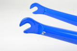 1" Aluminium Panto Faggin fork in blue/yellow from the 1990s