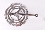 NOS three arm cottered chromed steel crank set with 52/40 teeth in 170mm