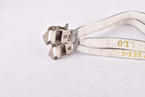 Pinarello labled BRC leather pedal strap set in white - new bike take off