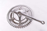 NOS three arm cottered chromed steel crank set with 52/40 teeth in 170mm