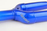 NEW 1" Faggin steel fork in blue/silver from the 1980s NOS