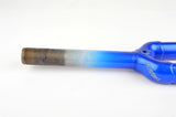 NEW 1" Faggin steel fork in blue/silver from the 1980s NOS