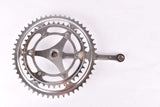 NOS three arm cottered chromed steel crank set with 52/40 teeth in 170mm