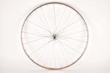 28" Front Wheel with golden Mavic OR10 tubular Rim and Campagnolo Record 1034 Hub from the 1970s/80s