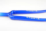 NEW 1" Faggin steel fork in blue/silver from the 1980s NOS