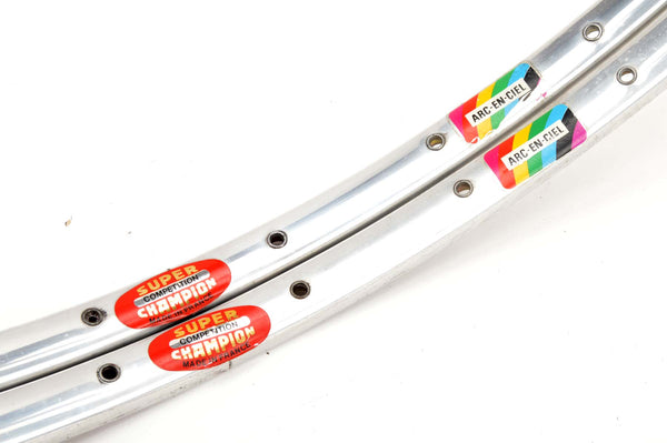 NEW Super Champion Arc en Ciel Tubular Rims 700c/622mm with 28 holes from the 1960-70s NOS