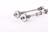 Campagnolo pre CPSC quick release set Nuovo Tipo #1310 and #1311 front and rear Skewer from the 1960s - 70s