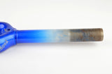 NEW 1" Faggin steel fork in blue/silver from the 1980s NOS