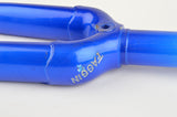 NEW 1" Faggin steel fork in blue/silver from the 1980s NOS