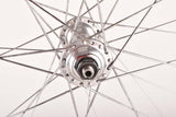 28" Front Wheel with golden Mavic OR10 tubular Rim and Campagnolo Record 1034 Hub from the 1970s/80s