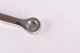 NOS three arm cottered chromed steel crank set with 52/40 teeth in 170mm