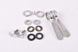 Campagnolo tricolor Cloverleaf pantographed Record #1014 braze on Gear Lever Shifter Set from the 1960s - 70s