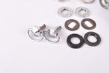 Campagnolo tricolor Cloverleaf pantographed Record #1014 braze on Gear Lever Shifter Set from the 1960s - 70s