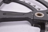 Defective Campagnolo Super Record Strada #1049/A black anodized Crankset with 52/42 Teeth and 172.5mm length from 1980