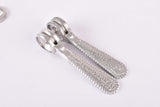 Campagnolo tricolor Cloverleaf pantographed Record #1014 braze on Gear Lever Shifter Set from the 1960s - 70s