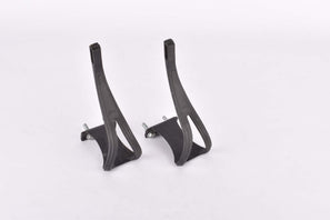 NOS HTI black plastic toe clip set from the 1990s