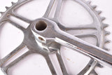 NOS ATB cottered chromed single speed steel crank set with 44 teeth in 170mm from the 1950s - 1960s