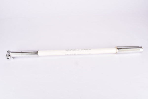 white/silver Zefal Competition 4 bike pump in 515-555mm from the 1980s