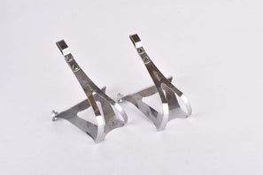 NOS Verma chromed steel toe clip set in size L