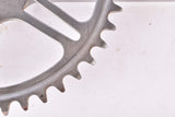 NOS ATB cottered chromed single speed steel crank set with 44 teeth in 170mm from the 1950s - 1960s