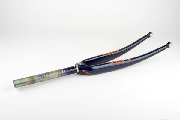 1" Aluminium Panto Faggin fork in darkblue/orange from the 1990s