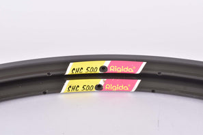 NOS Rigida SHC 500 tubular rims 700C / 622 mm with 32 holes from the 1980s
