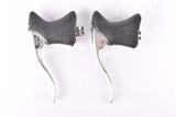 Shimano 105 #BL-1051 aero brake lever set with black hoods from the late 1986