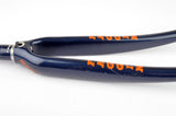 1" Aluminium Panto Faggin fork in darkblue/orange from the 1990s