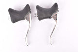 Shimano 105 #BL-1051 aero brake lever set with black hoods from the late 1986