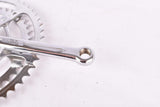 NOS Stronglight fluted three arm cottered chromed steel crank set with 52/42 teeth in 170mm from the 1960s / 1970s