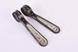 Black Campagnolo Record #1014 braze on Gear Lever Shifter Set with Chesini Panto from the 1980s