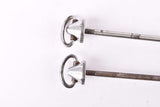 Campagnolo pre cpsc quick release set Record and Super Record, #1001/3 and #1006/8 front and rear Skewer from the 1950s - 1970s