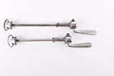 Campagnolo pre cpsc quick release set Record and Super Record, #1001/3 and #1006/8 front and rear Skewer from the 1950s - 1970s